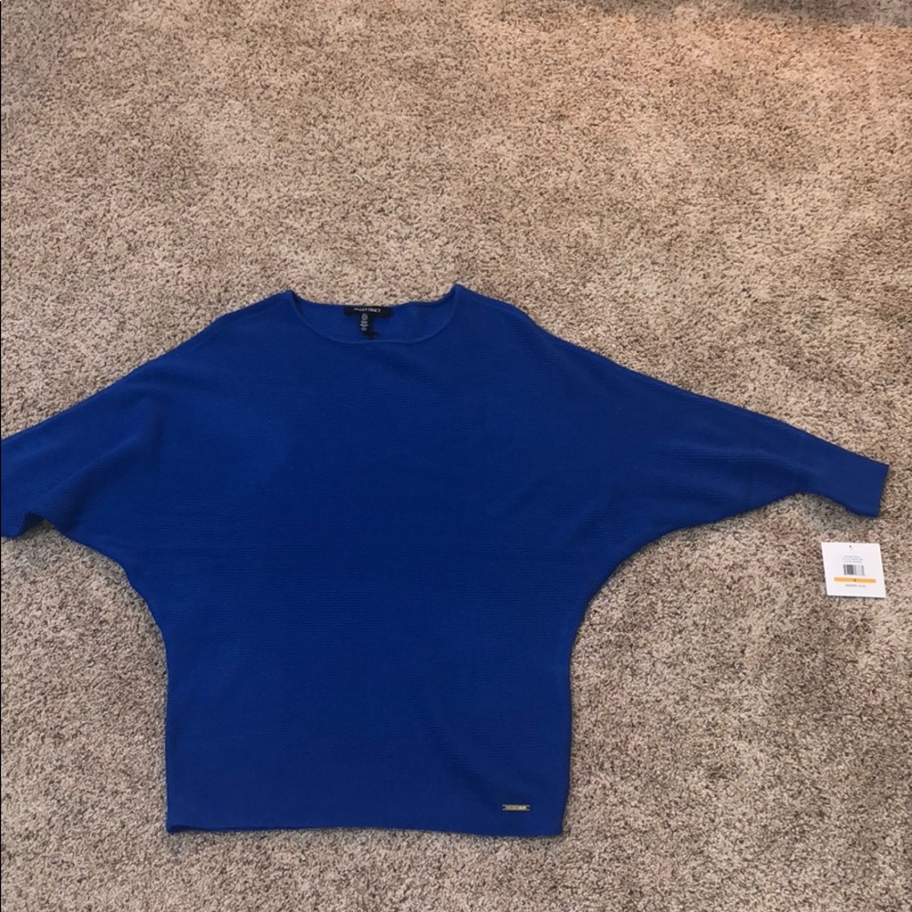Sapphire blue sweater